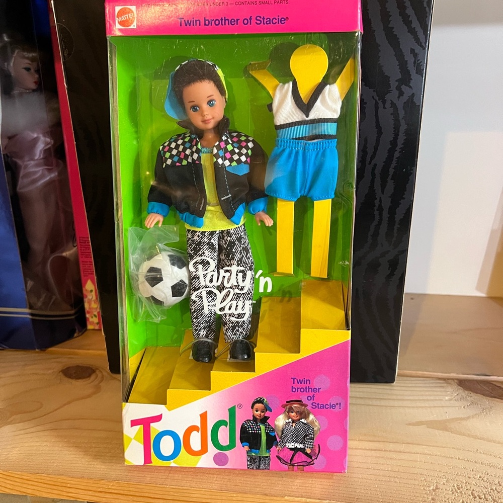 Party ‘n Play Todd with Colorful Soccer Outfit 1992 NRFB